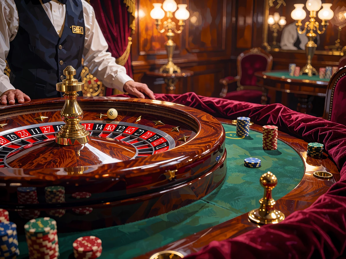 St&oacute;ł ruletki na żywo z krupierem w WestAce Casino, gry live casino z prawdziwym prowadzącym